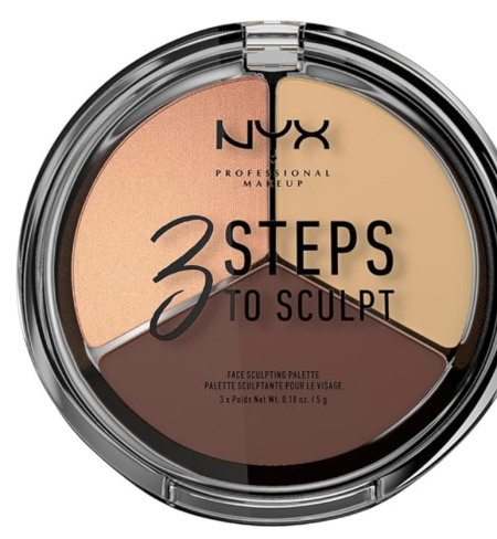 NYX 3 Steps to Sculpt, Face Sculpting Contour Palette